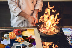 ENORMOUS  Tempered GLASS Chopping Board - Induction Cooktop Cover – SINGLE: 80 x 52 cm; DOUBLE: 40 x 52 cm; DD43 Abstract Graphics Series: Colors in us