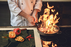 Enorme Cubre vitros de cristal templado - Serie de alimentos DD16 Comida Africa