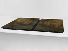 HUGE TEMPERED GLASS COOKTOP COVER - Egyptian Series DD15 Hieroglyphs 2