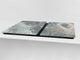 Gigantic Worktop saver and Pastry Board - Tempered GLASS Cutting Board DD21 Marbles 1 Series: Italian grunge stone