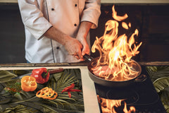 Enorme Cubre vitros de cristal templado - Serie de alimentos DD16 Comida Africa