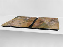 Gigantic Worktop saver and Pastry Board - Tempered GLASS Cutting Board DD21 Marbles 1 Series: Italian granite