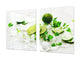 MOLTO GRANDE asse da cucina - Enorme Tagliere; Serie di frutta e Verdera DD02: Limone con ghiaccio