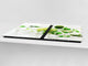 UNIQUE Tempered GLASS Kitchen Board Fruit and Vegetables series DD02 Lemon with ice