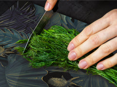 Enorme Cubre vitros de cristal templado - Serie de alimentos DD16 Comida Africa