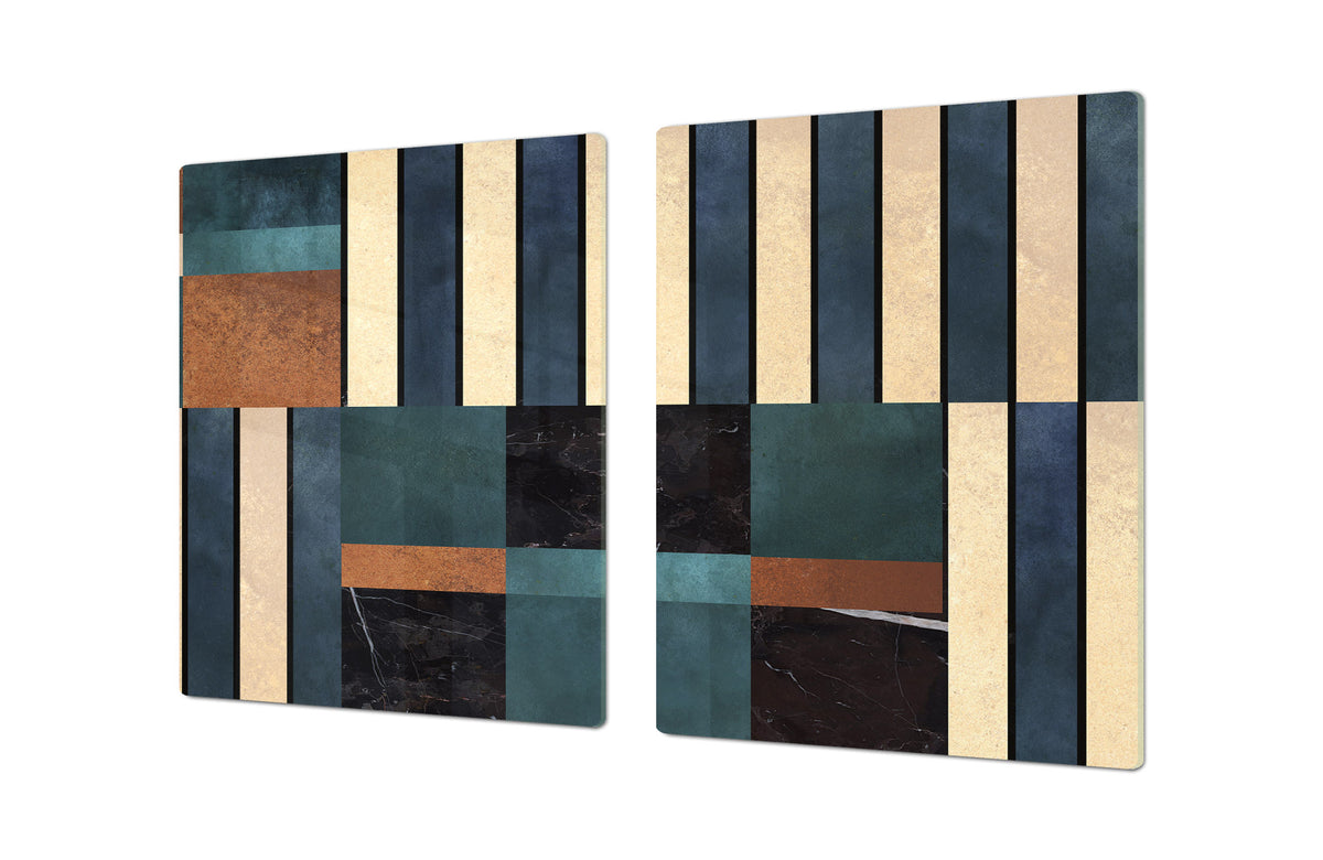 ENORMOUS  Tempered GLASS Chopping Board - Induction Cooktop Cover DD36 Textures and tiles 2 Series: Abstract wallpaper