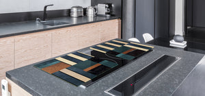 ENORMOUS  Tempered GLASS Chopping Board - Induction Cooktop Cover DD36 Textures and tiles 2 Series: Abstract wallpaper