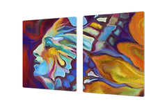 Ensembles de planches à découper TRES GRAND; Série Alimentaire DD16: Nourriture africaine