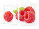 Enorme Cubre vitros de cristal templado ; Serie de Frutas y Verduras DD02 Frambuesas