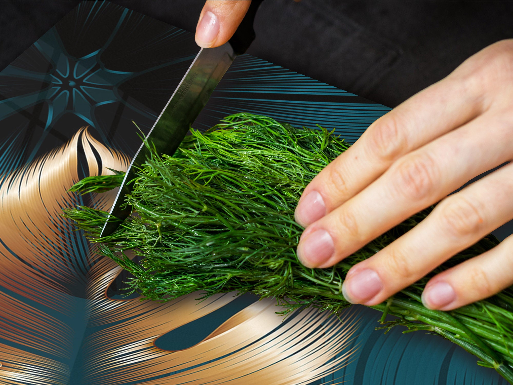 BIG KITCHEN BOARD & Induction Cooktop Cover – Glass Pastry Board – SINGLE: 80 x 52 cm (31,5” x 20,47”); DOUBLE: 40 x 52 cm (15,75” x 20,47”); DD41 Tropical Leaves Series: Shining luxury leaves