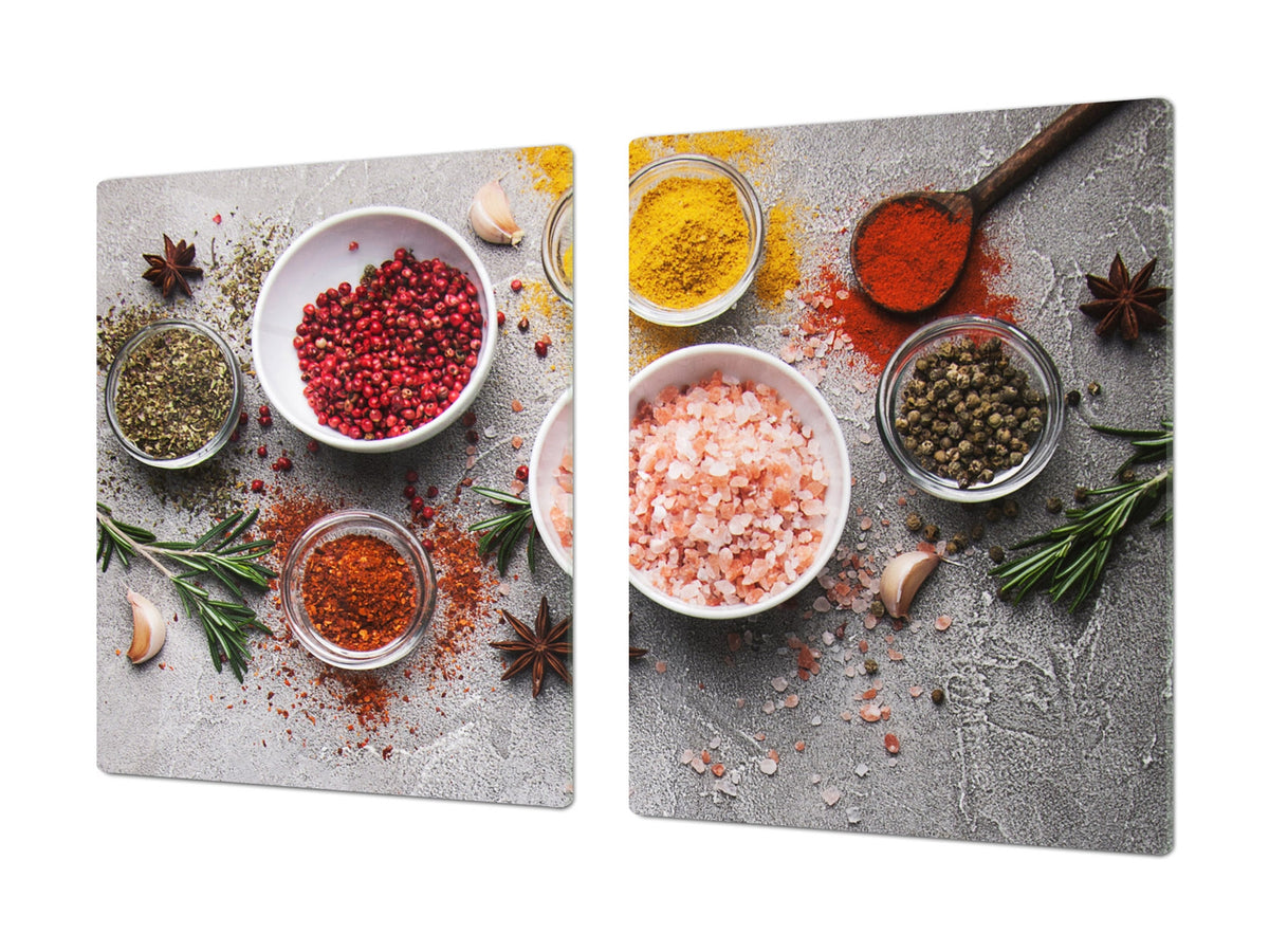 Cutting Board and Worktop Saver – SPLASHBACKS: A spice series DD03B Asian spices 1