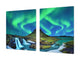 Very Big Cooktop saver - Nature series DD08 Aurora borealis