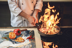 HUGE TEMPERED GLASS COOKTOP COVER – Glass Cutting Board and Worktop Saver DD33 Colourful abstractions Series: Artistic mixture of paints