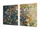 Riesig Kochplattenabdeckung Stove Cover und Schneideplatten; Series of Images DD05A: Abstraction on canvas