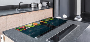 UNIQUE Tempered GLASS Kitchen Board Fruit and Vegetables series DD02 Fruit and vegetables 2