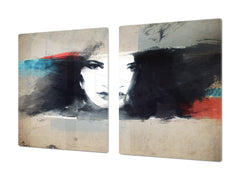 Impact & Shatter Resistant Worktop saver- Image Series DD05B Woman