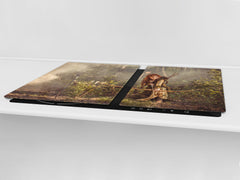Induction Cooktop Cover – Glass Worktop saver: Fantasy and fairy-tale series DD18 Robin Hood's girlfriend