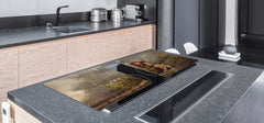 Induction Cooktop Cover – Glass Worktop saver: Fantasy and fairy-tale series DD18 Robin Hood's girlfriend