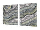 Salvaencimera Extra-Grande de vidrio templado -  Serie de la Textura  DD20 Textura 1