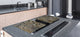 ÉNORME planche de cuisine en VERRE trempé; Série de Texture DD20: Noyaux