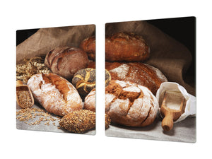 ENORME Tagliere e proteggi-piano di lavoro; Serie di pane e farina DD09: Pane 7