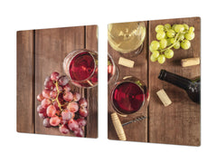 BIG KITCHEN PROTECTION BOARD or Induction Cooktop Cover - Wine Series DD04 Wine 1
