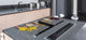 UNIQUE Tempered GLASS Kitchen Board Fruit and Vegetables series DD02 Grains 3