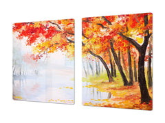 Very Big Cooktop saver - Nature series DD08 Park in the autumn season 2