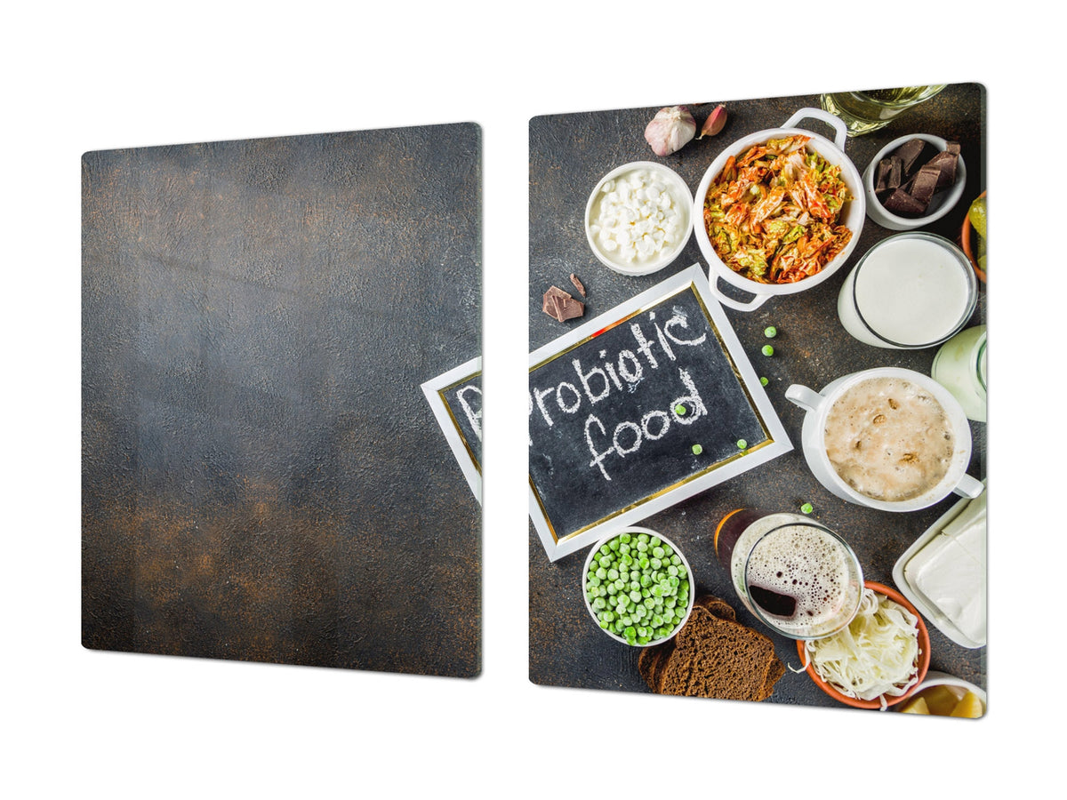 Ensembles de planches à découper TRES GRAND; Série Alimentaire DD16: Alimentation saine 2