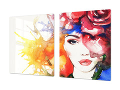 Worktop saver and Pastry Board – Cooktop saver; Series: Outside Series DD19 Woman 12