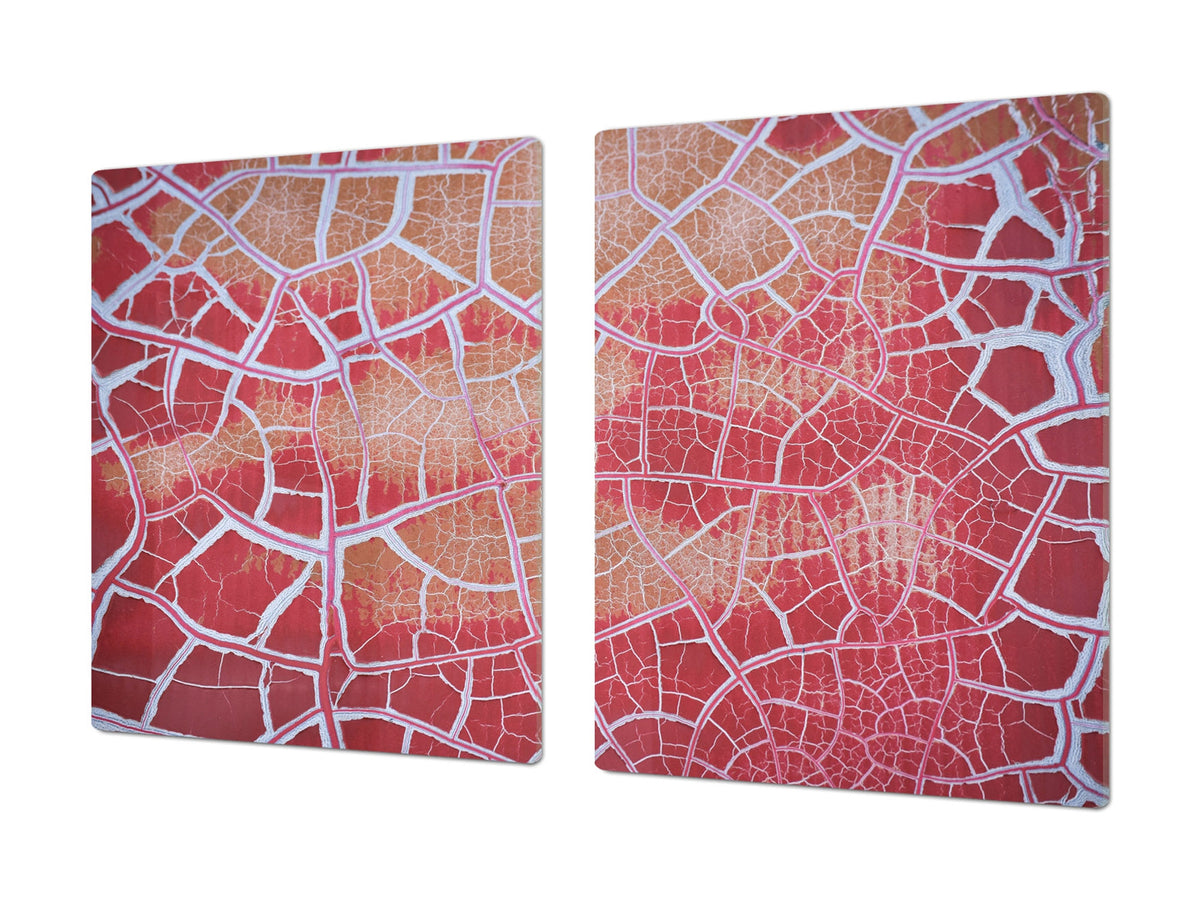 Impact & Scratch Resistant Glass Cutting Board and worktop saver; Texture Series DD20 Texture 3