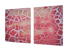 Impact & Scratch Resistant Glass Cutting Board and worktop saver; Texture Series DD20 Texture 3