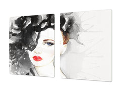 Impact & Shatter Resistant Worktop saver- Image Series DD05B Woman 11