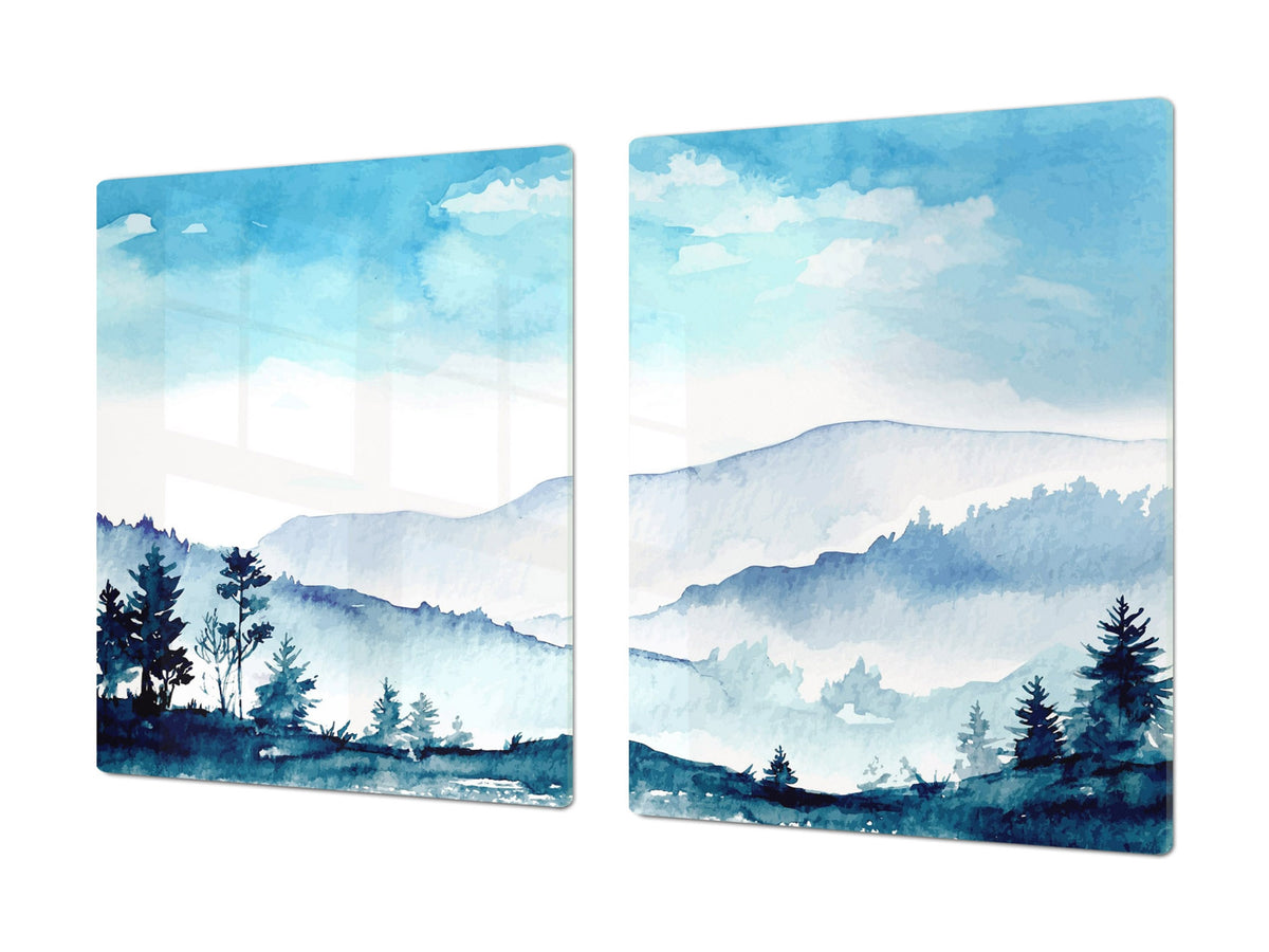 Very Big Cooktop saver - Nature series DD08 Mountains 1