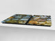 Salvaencimera Extra-Grande de vidrio templado -  Serie de la Textura  DD20 Textura 2
