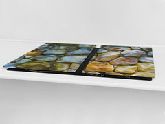 Impact & Scratch Resistant Glass Cutting Board and worktop saver; Texture Series DD20 Texture 2