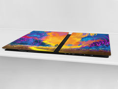 Cubierta de la placa de inducción - Protector de encimera de vidrio: Serie de fantasía y cuento de hadas DD18 La Ultima Manera