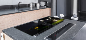 Induction Cooktop Cover – Glass Worktop saver: Fantasy and fairy-tale series DD18 Glowing butterflies