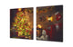 HUGE TEMPERED GLASS COOKTOP COVER - DD30 Christmas Series: Christmas atmosphere