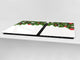 Riesig Schneidbrett aus Hartglas und schützende Arbeitsoberfläche; DD30 Weihnachtsserie: Weihnachtsgirlande