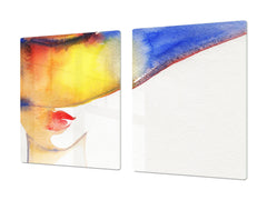 Worktop saver and Pastry Board – Cooktop saver; Series: Outside Series DD19 Woman 2