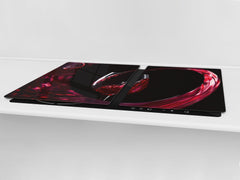 BIG KITCHEN PROTECTION BOARD or Induction Cooktop Cover - Wine Series DD04 Red wine 1