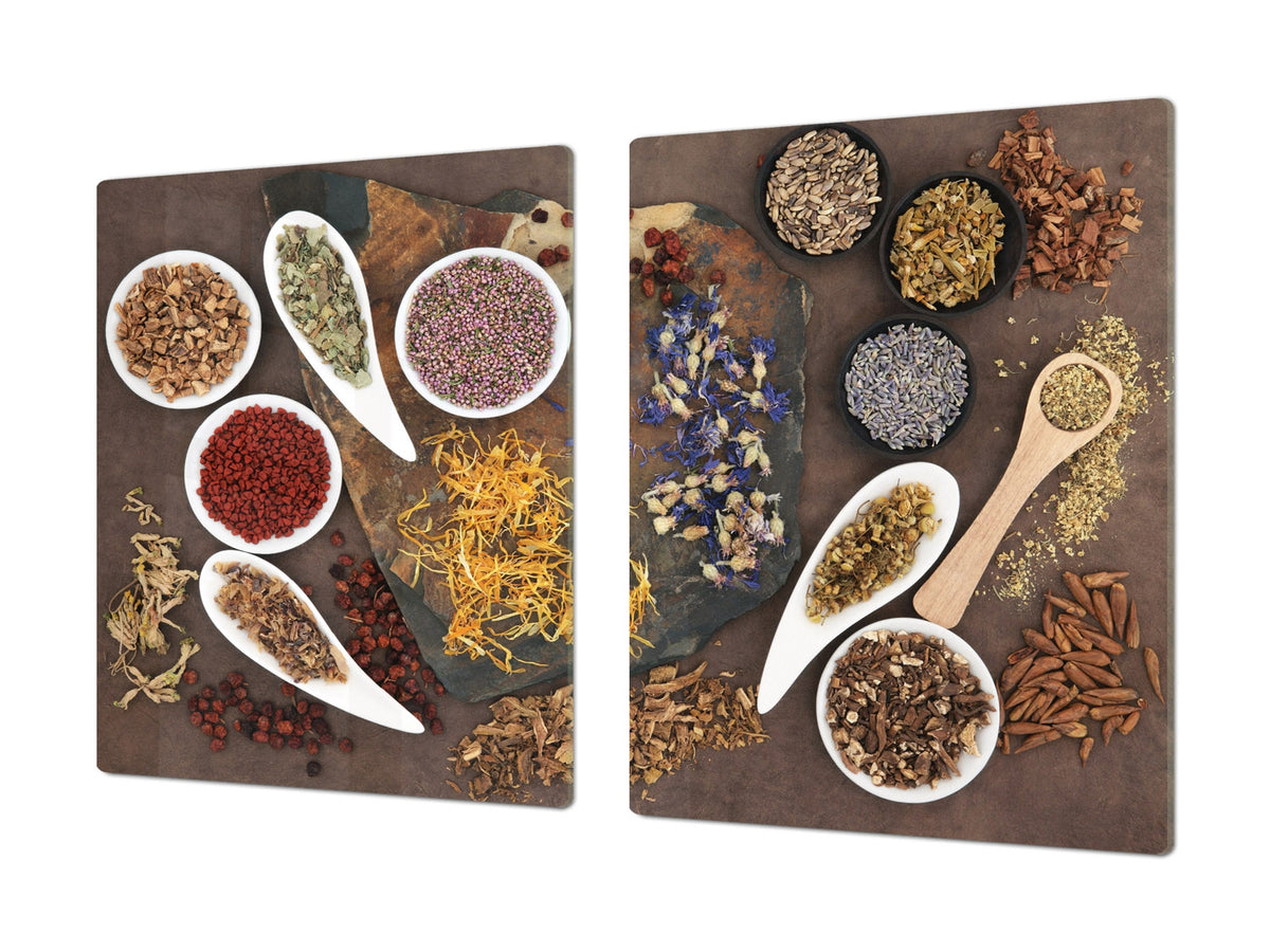 HUGE TEMPERED GLASS COOKTOP COVER A spice series DD03A Root spices 2