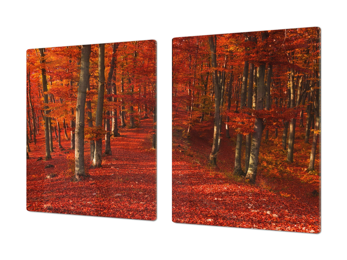 Very Big Cooktop saver - Nature series DD08 Autumn forest