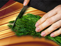 Gigantic Worktop saver and Pastry Board - Tempered GLASS Cutting Board - MEASURES: SINGLE: 80 x 52 cm; DOUBLE: 40 x 52 cm; DD38 Golden Waves Series: Liquid gold 2