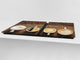 Worktop saver and Pastry Board – Glass Kitchen Board- Coffee series DD07 Types of coffee 2