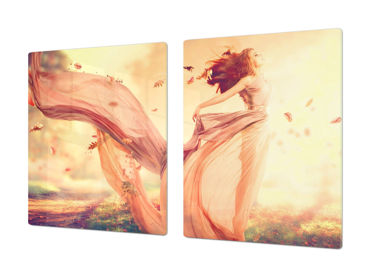 Induction Cooktop Cover – Glass Worktop saver: Fantasy and fairy-tale series DD18 Inspired