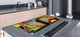 UNIQUE Tempered GLASS Kitchen Board Fruit and Vegetables series DD02 I love veg