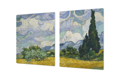 Ensembles de planches à découper TRES GRAND; Série Alimentaire DD16: Nourriture africaine