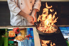 Ensembles de planches à découper TRES GRAND; Série Alimentaire DD16: Nourriture africaine